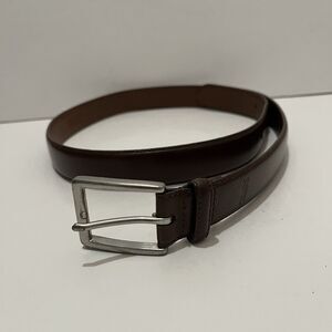 Chaps Brown Genuine Leather Belt Men's Size 38/95